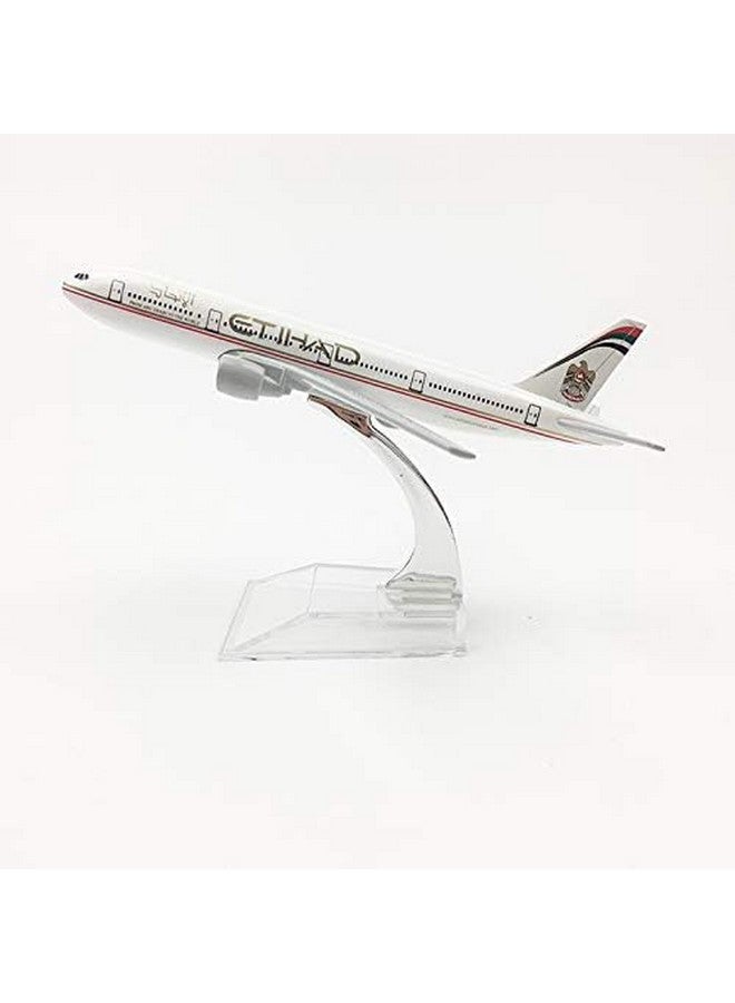 AmigozZ نموذج طائرة مقياس أمغيز زيد مصنوع من المعدن للعرض فقط، الحجم - 16 سم - الاتحاد، للأطفال، أبيض - Image 3