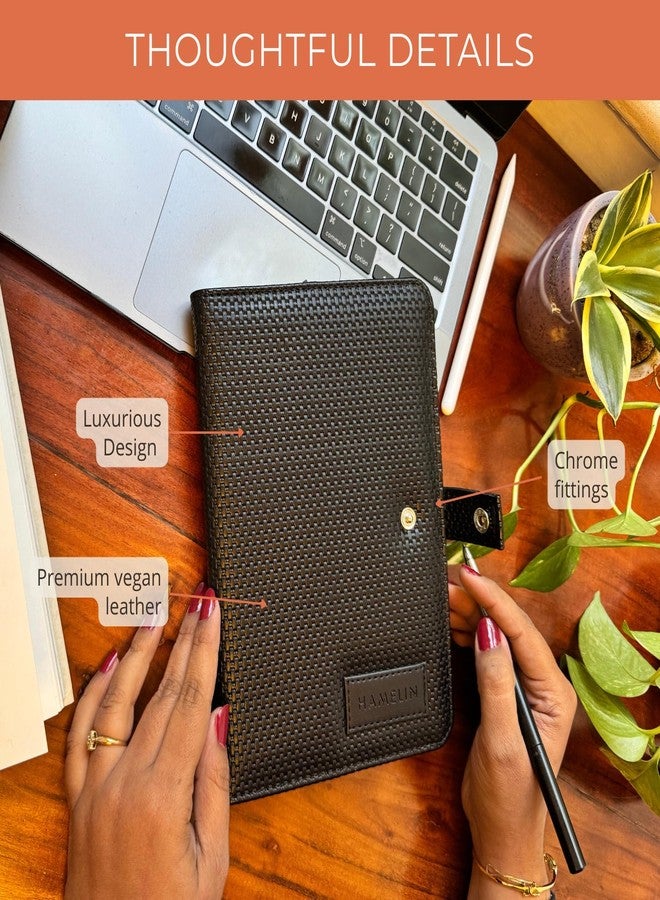 HAMELIN Notebook Diary 2026 | To Do List Journal | Undated Daily Planner & Organizer for Personal & Office Use | Ideal Gift for Men & Women | A5 | 200 Ruled Pages | 80 GSM | Black Grid - Image 4
