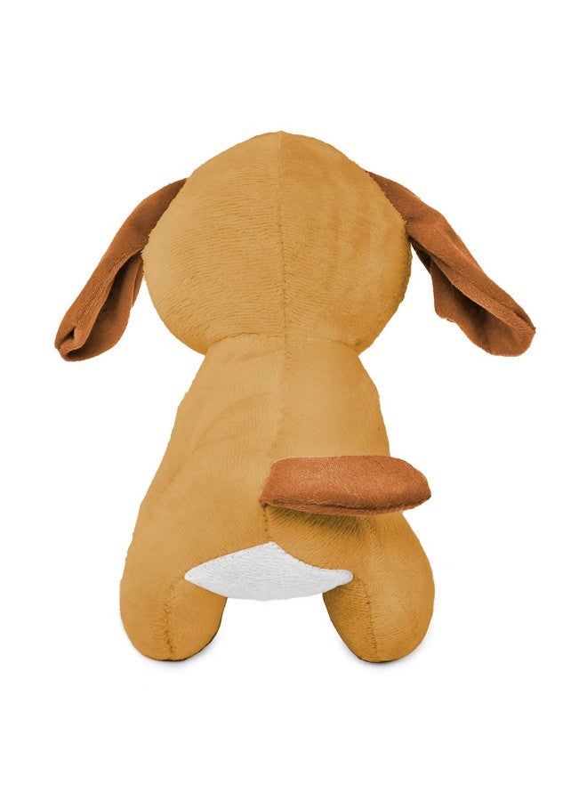 Webby Soft Animal Plush Standing Dog Toy 20Cm, Brown - Image 4