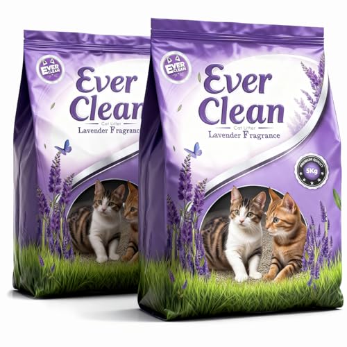 Ever Clean Cat Litter 10Kgs Lavender Scented Odor Control for A Soothing Environment - Image 1