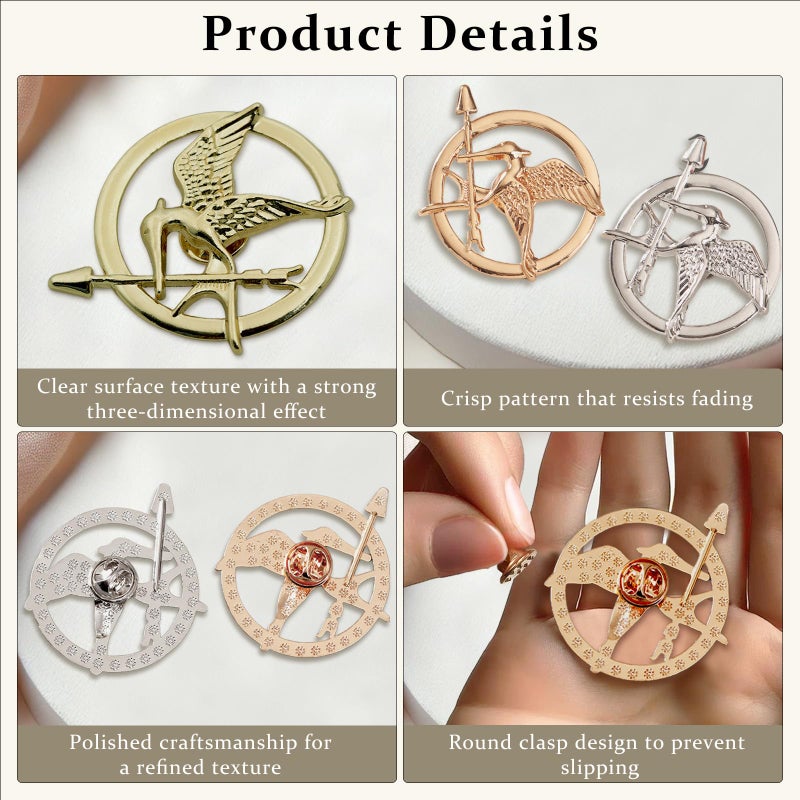 Tienyuu Cosplay Pin Brooch Badge â€“ Alloy Design for Costumes & Fans - Image 4