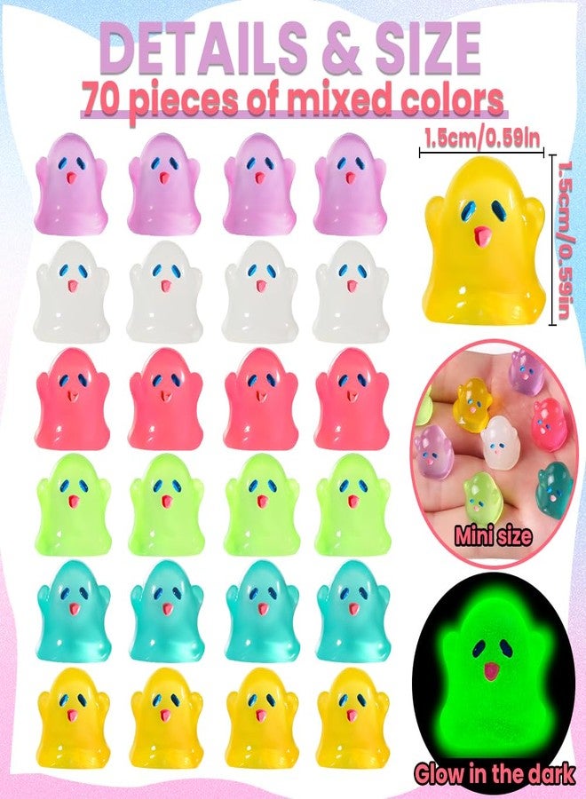 Vellibring 70 pcs Mini Resin Ghost - Image 2