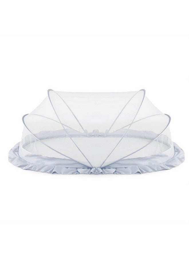 Lifekrafts SafeMyles Foldable Baby Mosquito Net for Bed,Cradle & Mattress|Bottomless & Washable Baby Sleeping Net| Portable,Easy to Fold & Carry| Newborns & Infants(0-1 Year) L-90 x W-50 x H-50 cm - Grey - Image 1