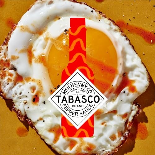 TABASCO Brand Original Red Pepper Hot Sauce, Medium Heat, Glass Bottle, Classic & Versatile Flavor, Three Simple Ingredients, Great for Dips, Tacos, Eggs, Pizza, Oysters & More, 2 Fl Oz (Pack of 1) - Image 4