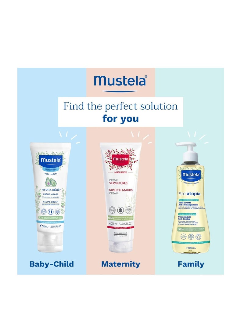 Mustela Hydra Bebe Face Cream pack of 2 –  Daily Baby Moisturizer with Natural Avocado- 40ml - Image 4