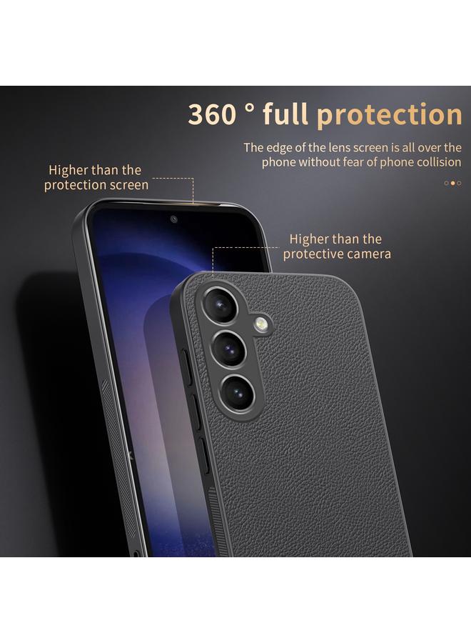 اس-توب جراب هاتف مغناطيسي من الجلد من HUIYI لهاتف Samsung Galaxy S23 FE 5G - Image 3