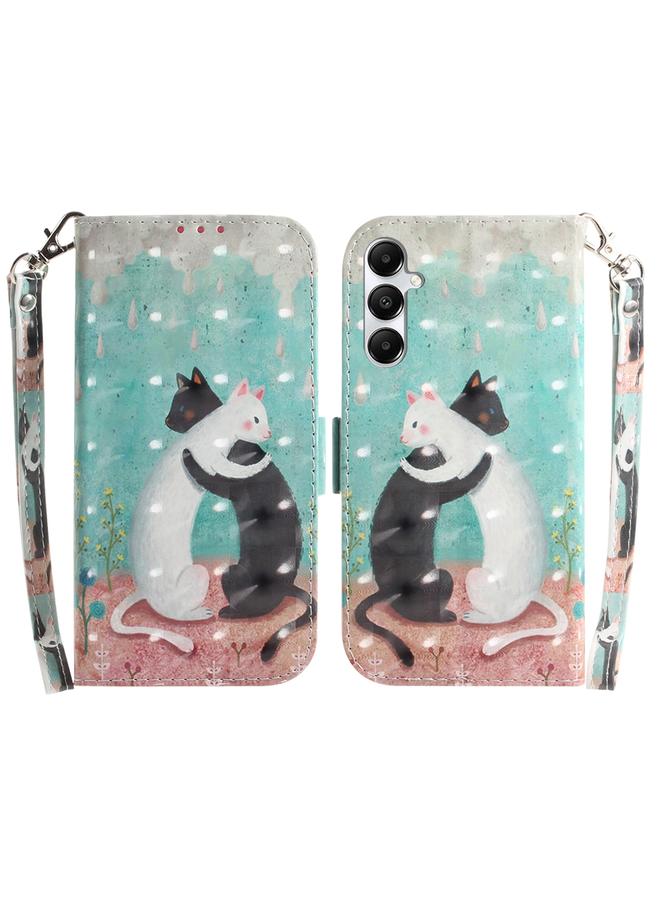 اس-توب جراب لهاتف Samsung Galaxy A05s، جراب جلدي ثلاثي الأبعاد ملون قابل للطي أفقيًا - Image 1