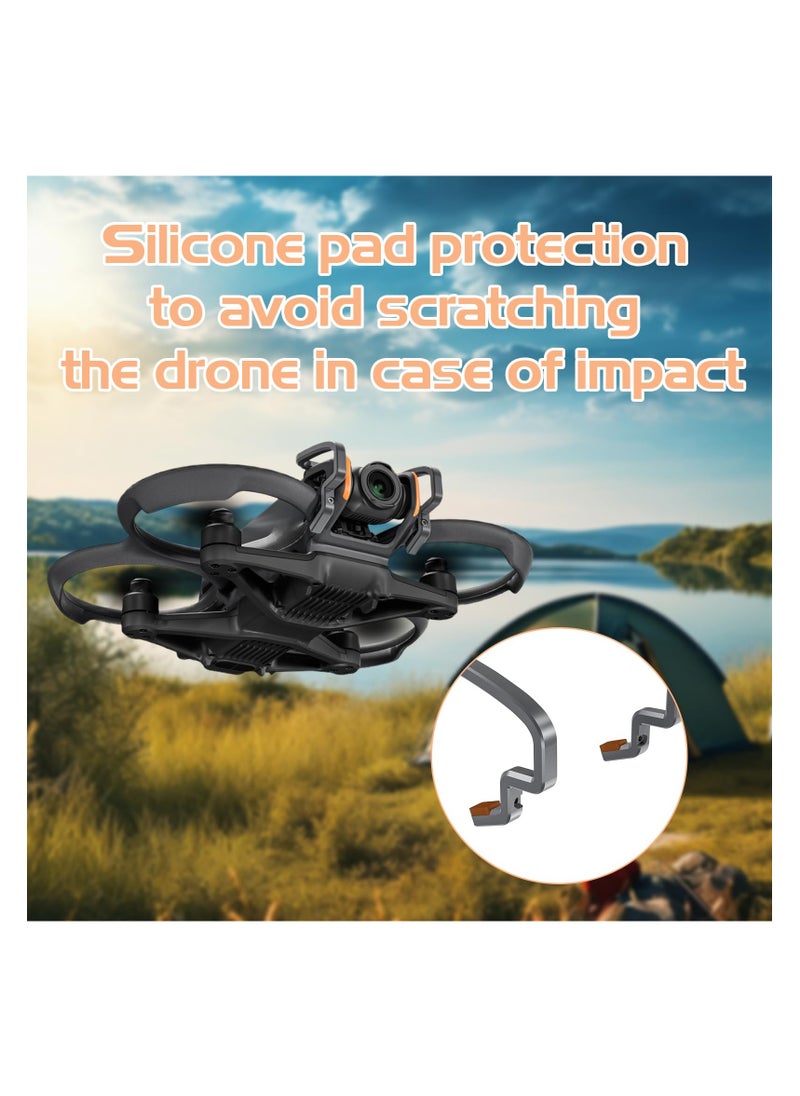 SYOSI Aluminum Alloy Gimbal Bumper for DJI Avata 2 - Anti-Collision Camera Protection Guard Bar, Lightweight Lens Safety Bumper Compatible with DJI Avata 2 Accessories  - Image 4
