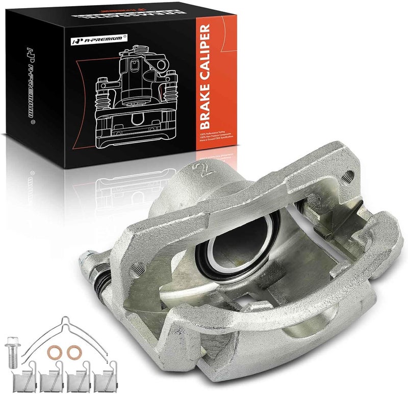 A-Premium Disc Brake Caliper Assembly with Bracket for Toyota Camry 1997-2000 - Front Left Driver Side - Image 1