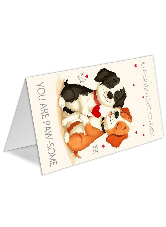 HEJOYN Dog Valentines Day Cards，Cute Valentines Day Gifts for Her Him, Dog Valentines Day Card Gifts for Wife Husband Boyfriend Girlfriend - Image 4