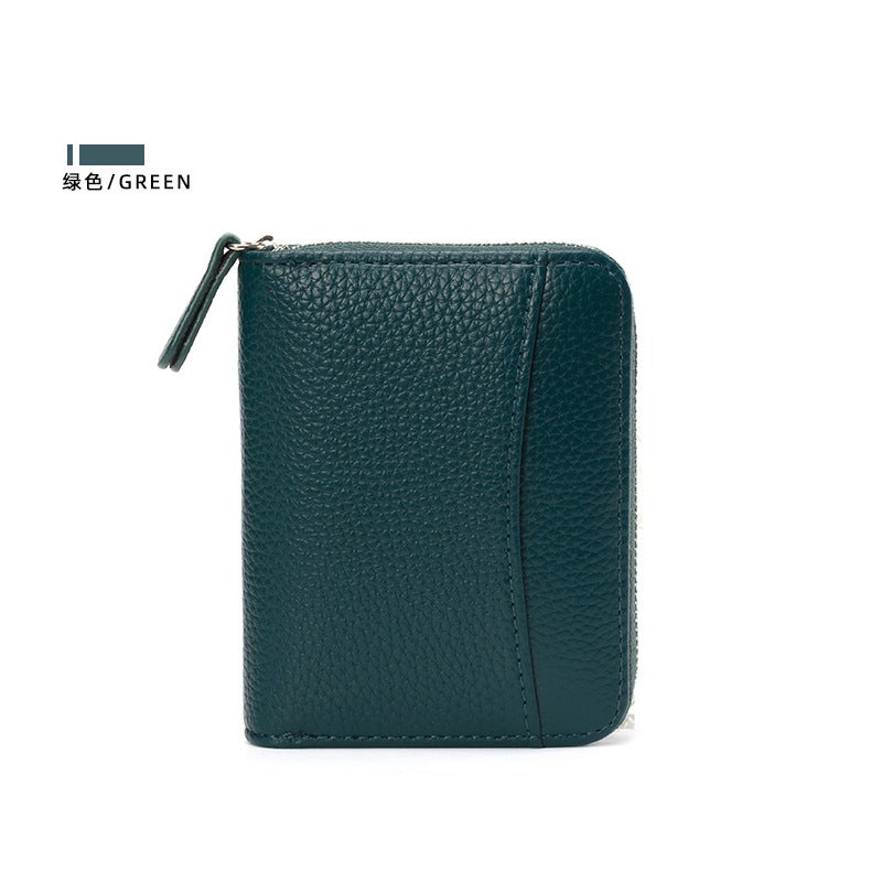 Large Capacity RFID Anti-degaussing Card Bag Fashionable Multi-card Organ Bag Zipper Coin Purse ID Bag - Image 1