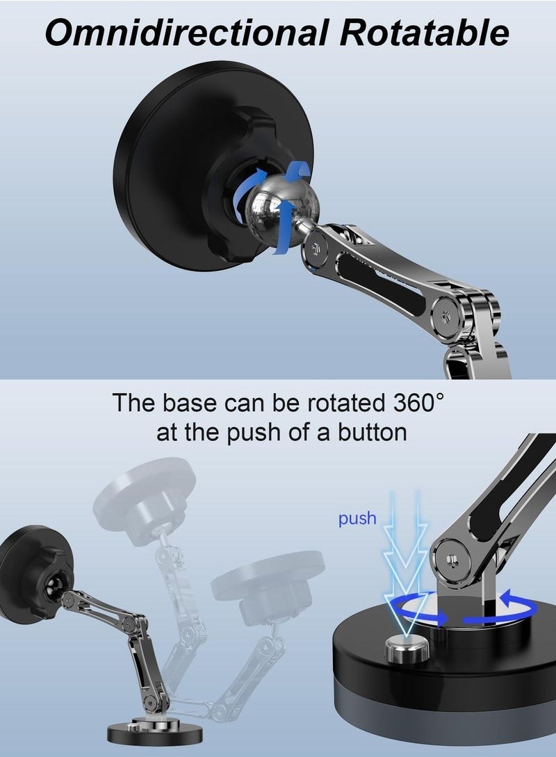 MagSafe Magnetic Car Charger 15W, 360° Adjustable Air Vent Phone Mount Holder Compatible with iPhone 17/16/15/14/13/12/11 Series  Android Devices - Image 3