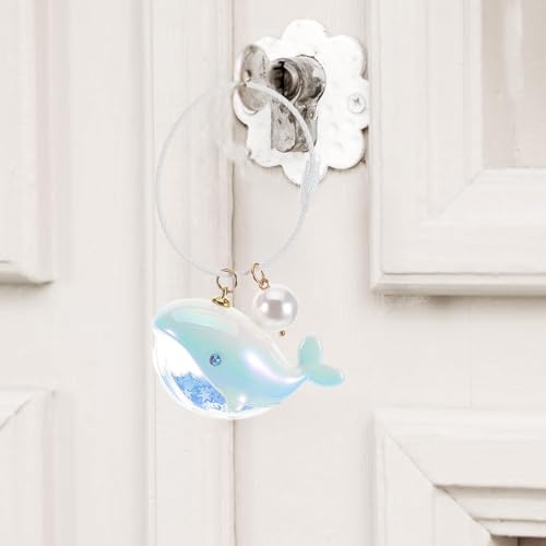 Zytiqt Cute Keychain, Whale Keychain Set of 2, Aesthetic Keychains for Girls, Wifty Whale Keychain, Sky Blue and Pink OPP Keychains - Image 4