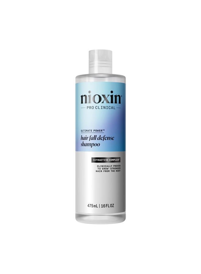 Nioxin Hair Fall Defense Shampoo | Activates Hair Follicles for Visibly Less Hair Loss | With Niacinamide, Caffeine, Lauric Acid, and Sandalore | 16 Fl Oz. - Image 1