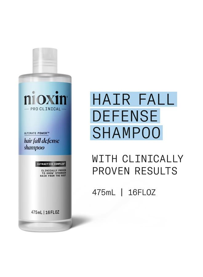 Nioxin Hair Fall Defense Shampoo | Activates Hair Follicles for Visibly Less Hair Loss | With Niacinamide, Caffeine, Lauric Acid, and Sandalore | 16 Fl Oz. - Image 2