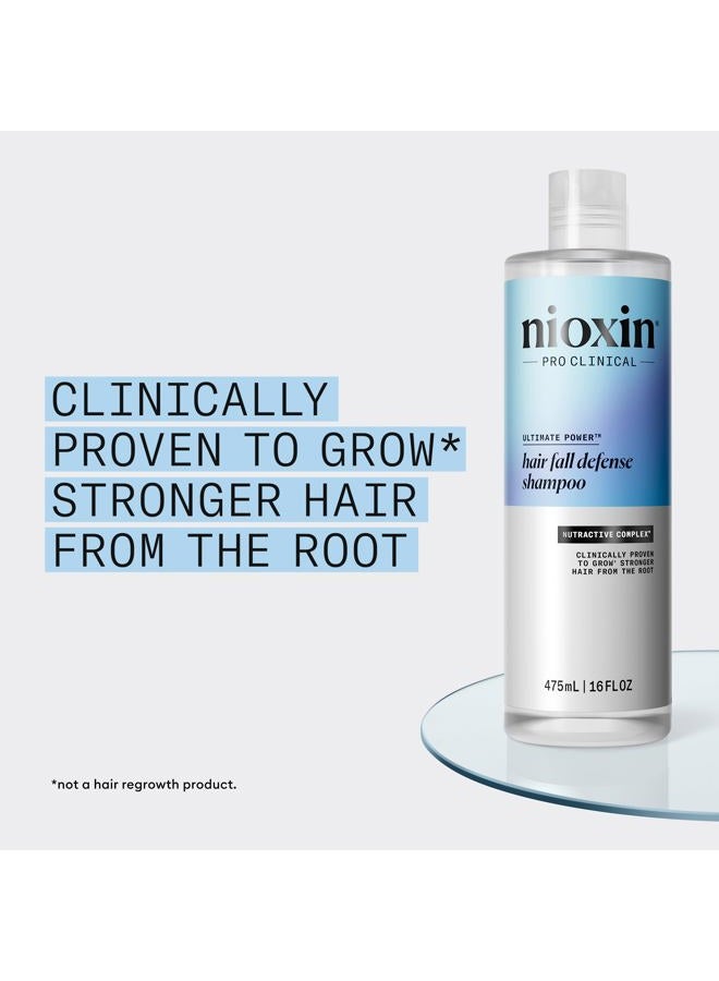 Nioxin Hair Fall Defense Shampoo | Activates Hair Follicles for Visibly Less Hair Loss | With Niacinamide, Caffeine, Lauric Acid, and Sandalore | 16 Fl Oz. - Image 3