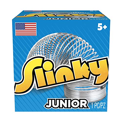 Slinky Just Play Slinky Jr. the Original Walking Spring Toy, 5-pack Small Metal Slinkys, Kids Toys for Ages 5 Up - Image 5