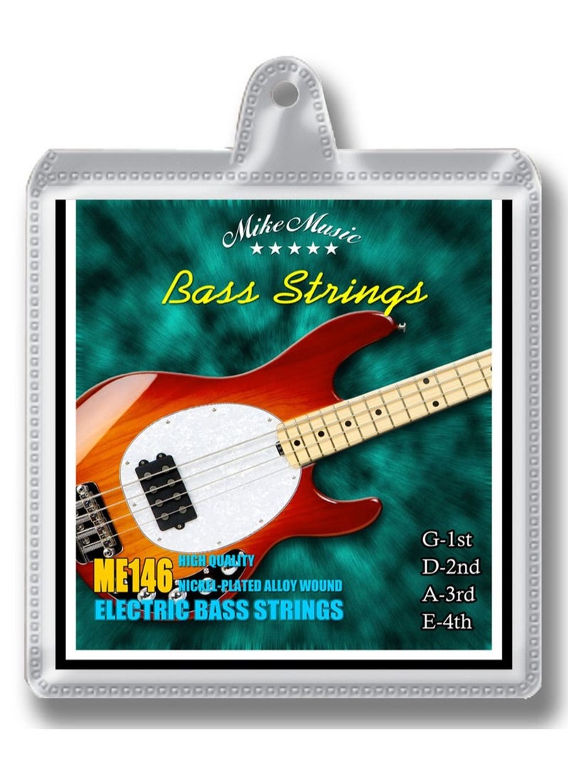 Mike Music 4-String Electric Bass Guitar Strings40-95 (Bass Guitar Strings ME146(4)) - Image 1