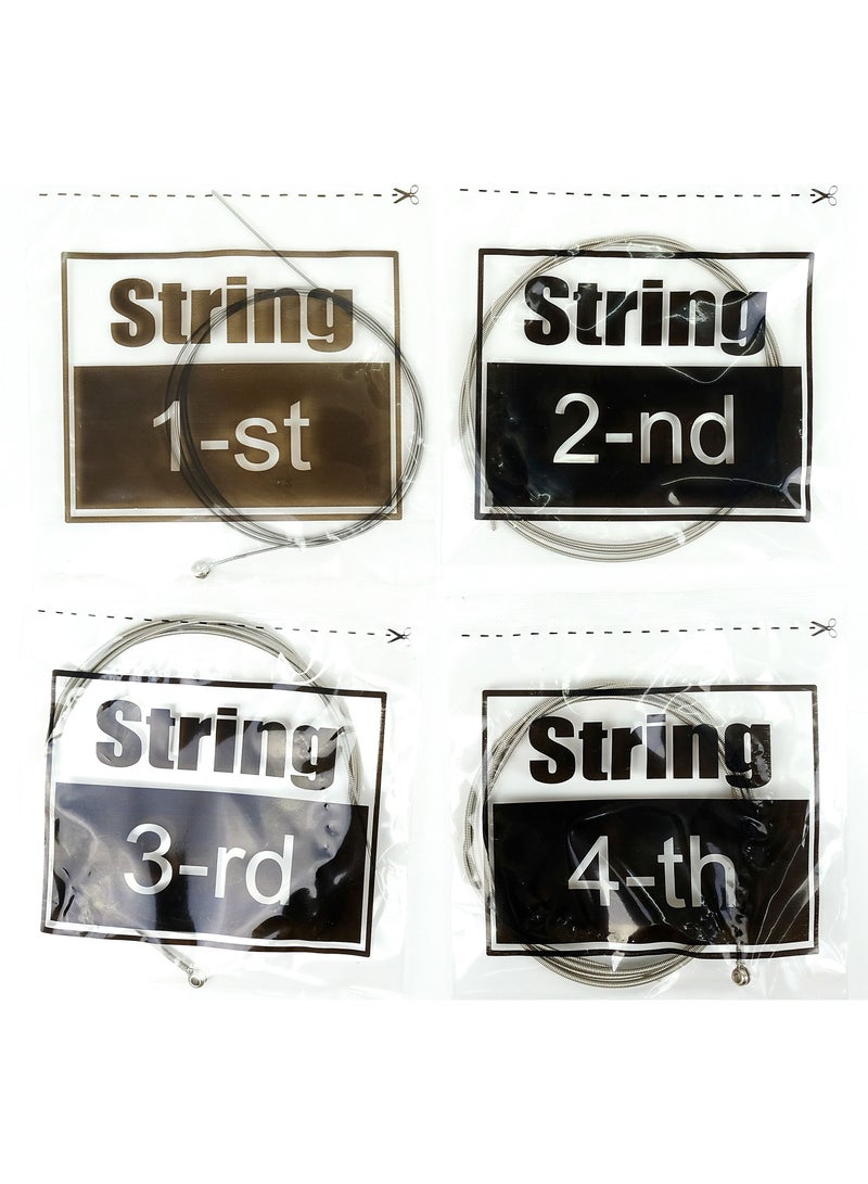 Mike Music 4-String Electric Bass Guitar Strings40-95 (Bass Guitar Strings ME146(4)) - Image 3