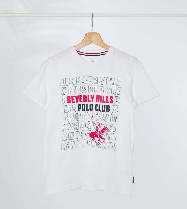 BEVERLY HILLS POLO CLUB Logo printed t-shirt - Image 1