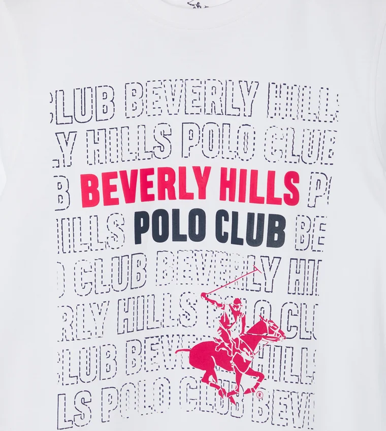 Beverly Hills Polo Club  Logo printed t-shirt for Men | Best Price UAE