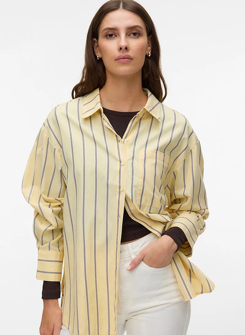 VERO MODA Oversized Woven Shirt