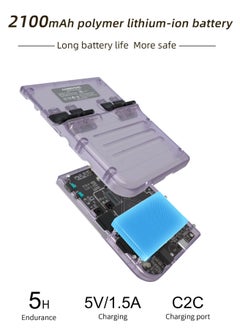 RG35XX Handheld Game Console 3.5 Inch IPS Screen Linux System Retro Video Games Consoles Portable Pocket Video Player 5000  Games（Purple Transparent-64G+128G） - pzsku/Z273D5BC404D41B91FD07Z/45/_/1694661627/53049259-0929-4651-be08-68d80e3b4f51