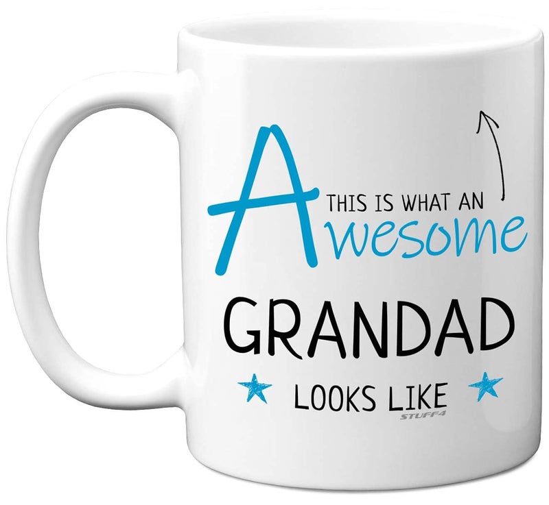 Stuff4 Grandad Mug Grandpa Birthday Gifts Fathers Day  This is What an Awesome Grandad Looks Like  11oz Ceramic Dishwasher Safe Mugs Birthday Gifts for Presents Grandpa