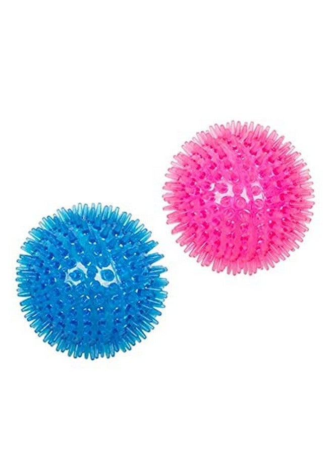 Non-Toxic Soft Natural Rubber Squeaky Spiky Chew Ring And Ball Toys For Aggressive Chewers Dental Teething Cleaning Design Toy - Image 4