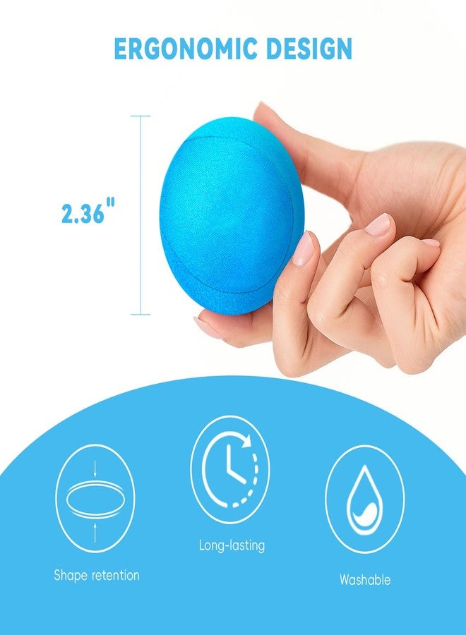 Linemoon 3 Pack Stress Balls for Adults, Squeeze Balls for Hand Exercisers Therapy & Anxiety Relief, Hand Strengthening Devices Help Relieve Stress, Improve Grip Strength - Image 4