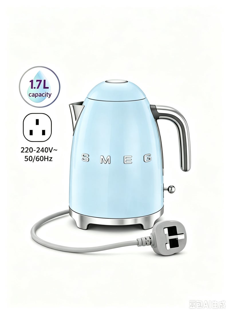 سميج ريترو المتقدمة التحكم في درجة الحرارة غلاية كهربائية 1.7LKLF03WHEU-2400W المياه الكهربائية M (البريطانية التوصيل) - (الأزرق) - Image 5
