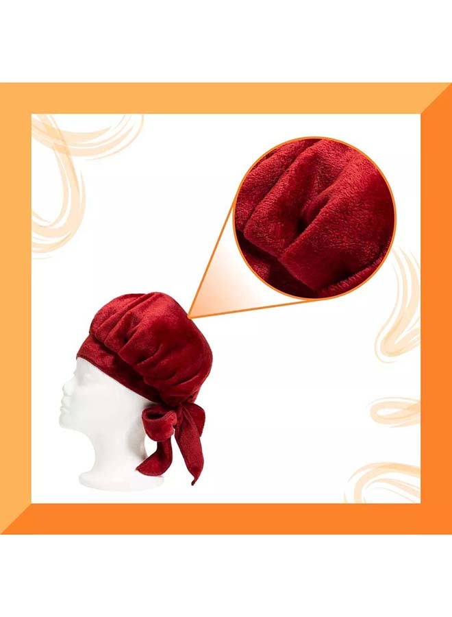 Cantu Microfiber Drying Cap Red - Image 4