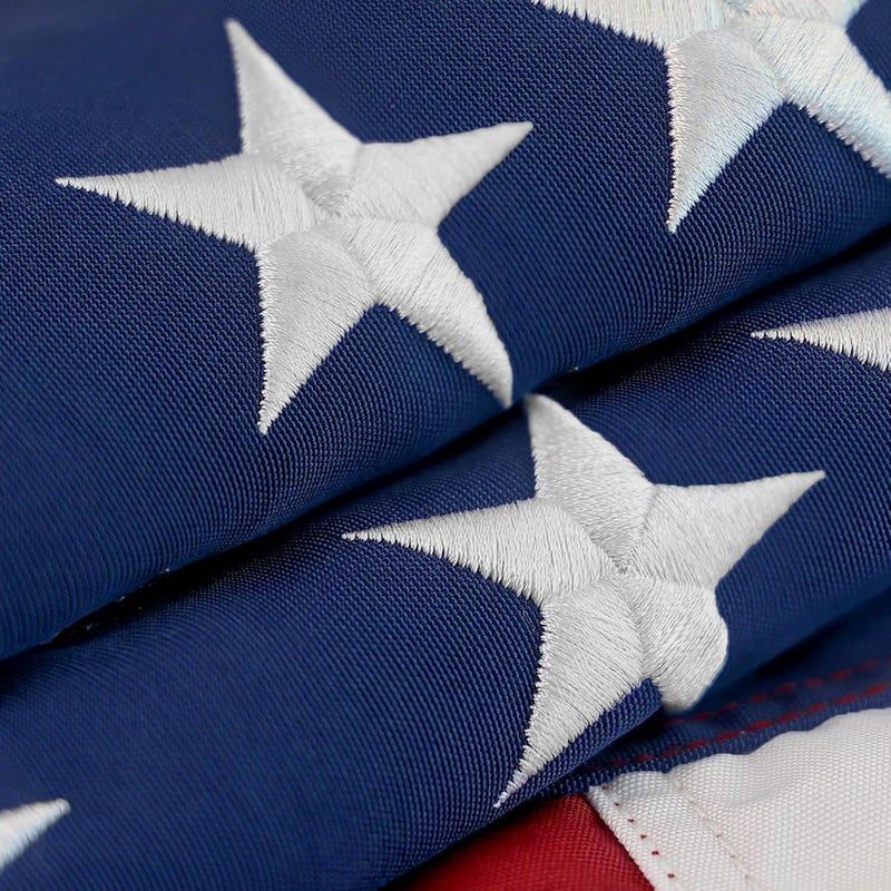 JOYAONE Super Tough American Flag, American Flag 3x5 FT Outdoor TearProof Series,US Flags 3x5 Outdoor High Wind,Non Fading American Flags for Outside,Flag Heavy Duty,UV Protected Sewn Embroidered Grommets - Image 1