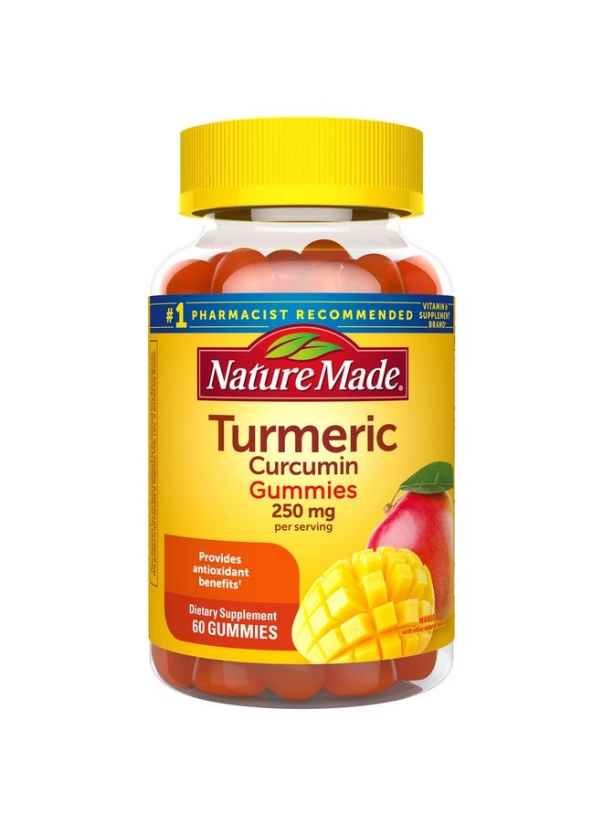 Nature Made Turmeric Curcumin 250Mg Per Serving Dietary Supplement For Antioxidant Support 60 Gummies 30 Day Supply  - Image 2