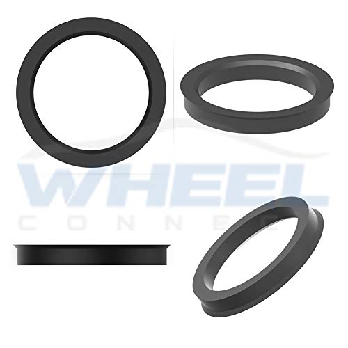 WHEEL CONNECT Hub Centric Rings, 73.1 to 54.1, Set of 4, ABS Plastic Hubrings, O.D:73.1-I.D:54.1mm. P - Image 2