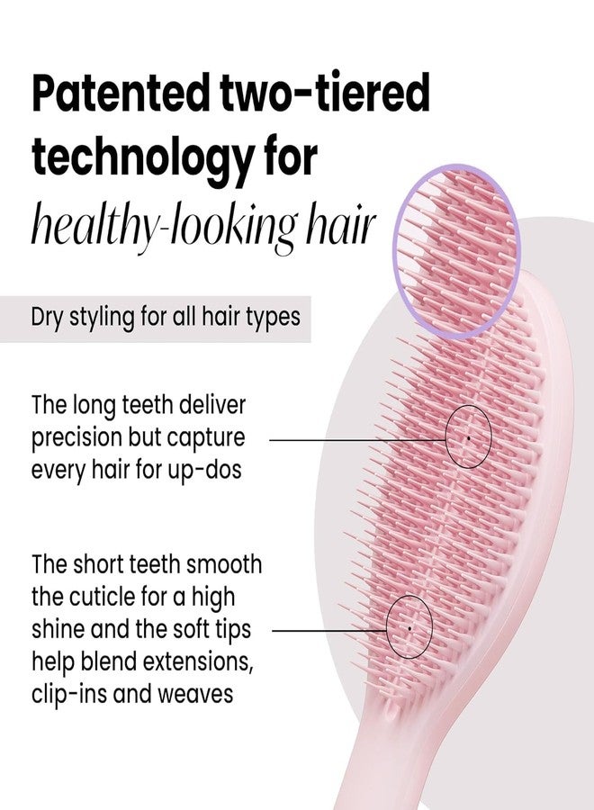 Abhaymart Ultimate Styler Hairbrush Maintains & Blends Wigs, Weaves, Extensions & Clip-Ins Finishing Brush for Adding Volume, Texture, Shine & Brushing And All Types Hair - Image 4