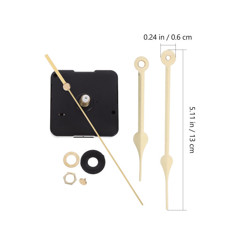 1 Set Clock Mechanism Replacement Clock Motor Shaft Clock Hand Accessory - Image 3