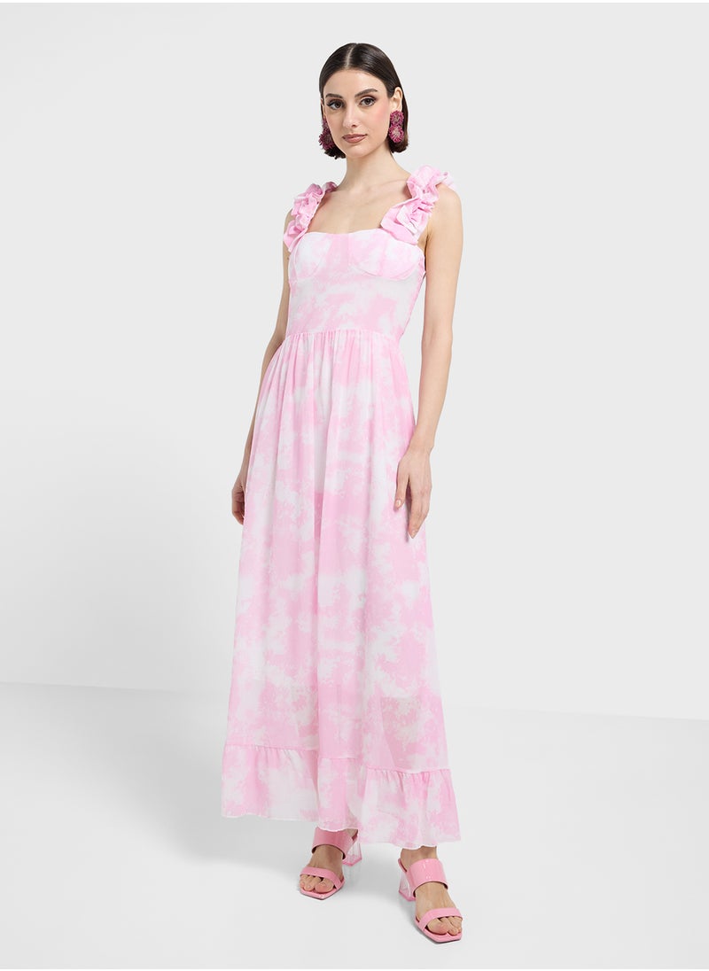 ELLA Floral Print Dress  - Image 4