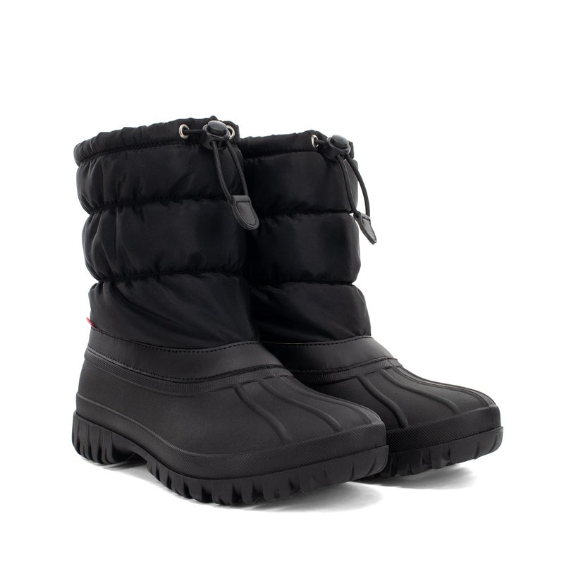 Chooka Women's Nylon Mid-Calf Winter Snow Boot | Outdoor Cold Weather Faux Fur Puffer Boot - Image 3