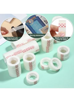 Yahenda Invisible Tapes, 96 Rolls 0.75X1000 Inches Bopp Clear Tape For Office Home School Use, Matte Finish Tape Refill For Dispenser, Tapes For Correction And Labeling  - Image 3