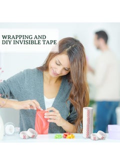 Yahenda Invisible Tapes, 96 Rolls 0.75X1000 Inches Bopp Clear Tape For Office Home School Use, Matte Finish Tape Refill For Dispenser, Tapes For Correction And Labeling  - Image 5