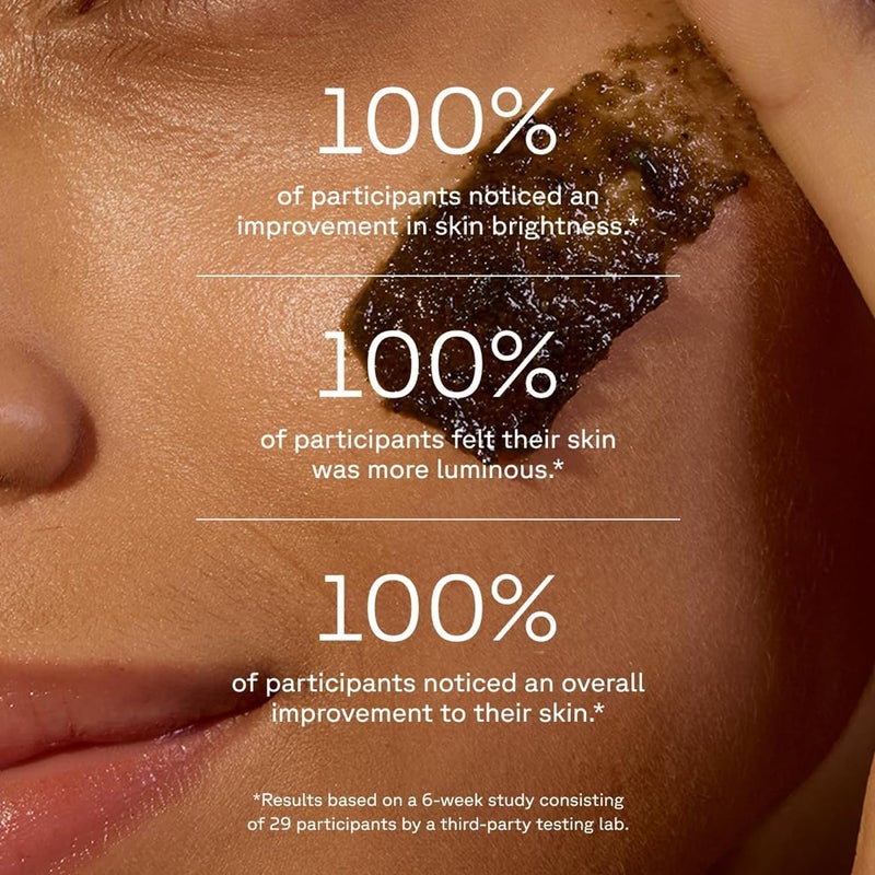 ACURE Brightening Facial Scrub with Sea Kelp & French Green Clay - 118ml - Image 3