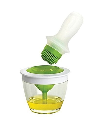 NGEL Chef Basting Set Oil Dispenser Glass Bowl Container and Silicone Pastry Oil Storage Brush Set for Cooking BBQ Baking and Grilling - Image 4