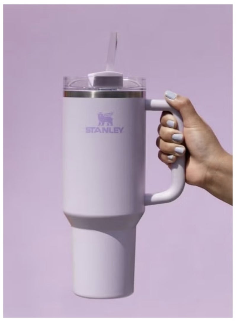 Stanley 40oz Quencher H20 Flowstate Stainless Steel Vacuum Insulated Tumbler with Lid and Straw for Water, Iced Tea or Coffee, Smoothie and More, (Purple) - Image 3