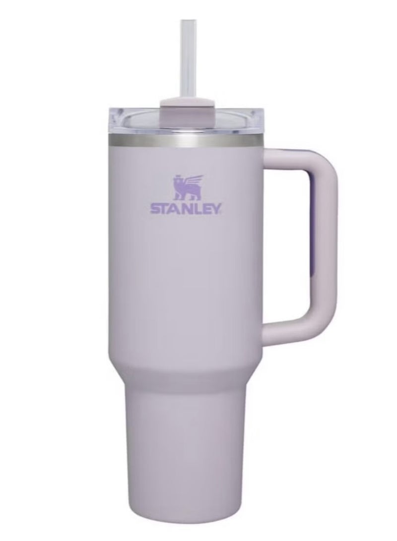 Stanley 40oz Quencher H20 Flowstate Stainless Steel Vacuum Insulated Tumbler with Lid and Straw for Water, Iced Tea or Coffee, Smoothie and More, (Purple) - Image 2