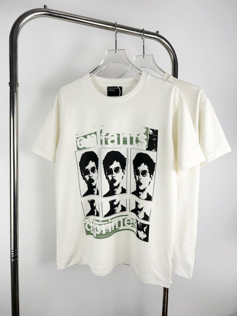 Erd Melancholic Rich Second-Generation Vintage Distressed Unisex Vtg Short-Sleeve T-Shirt Trendy - Image 1