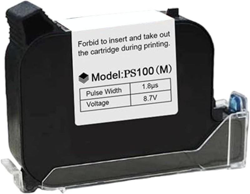 Peiiwdc PS100 (M) Quick Dry Inkjet Cartridge for Handheld Inkjets Printer, Various Surfaces Application, Smooth Imaging Printing - Image 4