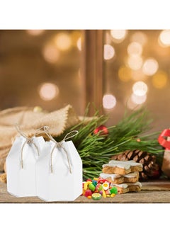 Oasisgalore 30pcs White Cardboard Gift Boxes - European Style for Candy & Gifts  - Image 2