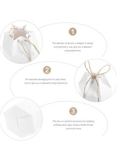 Oasisgalore 30pcs White Cardboard Gift Boxes - European Style for Candy & Gifts  - Image 3