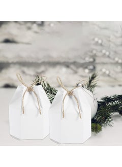 Oasisgalore 30pcs White Cardboard Gift Boxes - European Style for Candy & Gifts  - Image 4